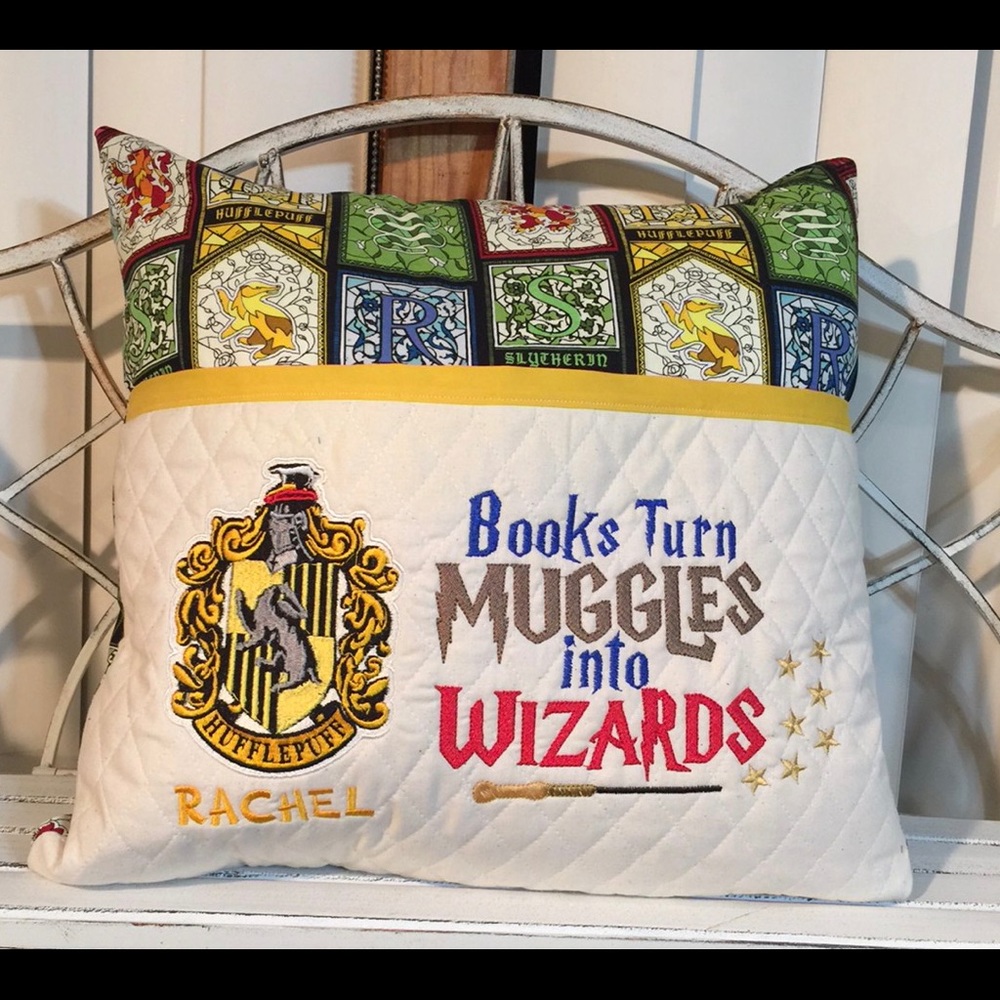 Harry Potter Inspired Pocket Reading Pillow